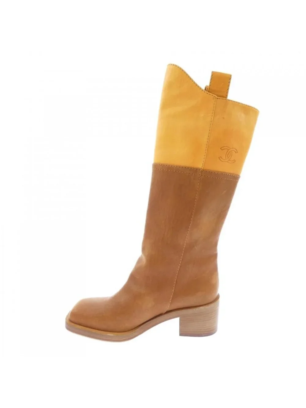 Chanel Long Boots Brown